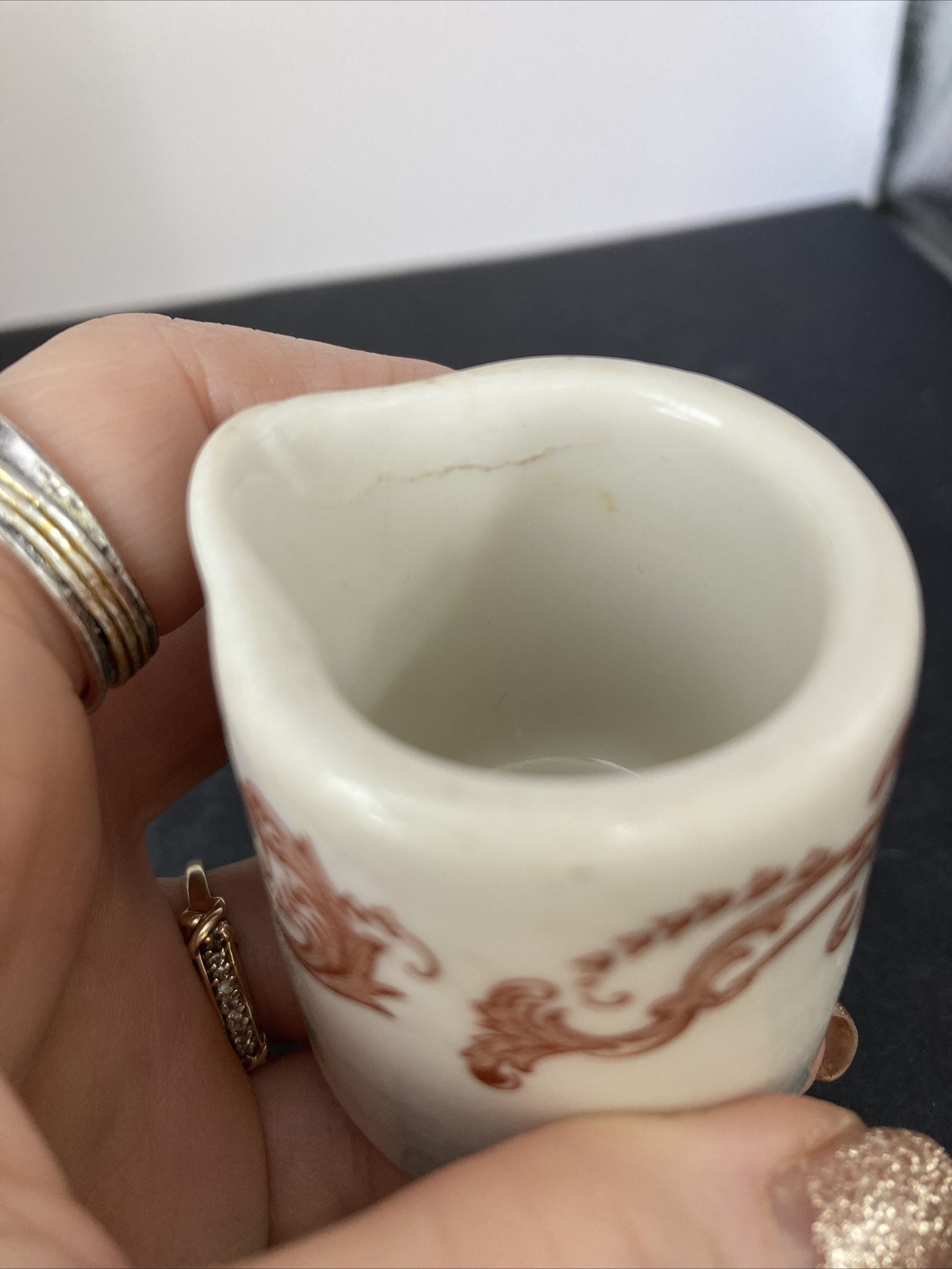 Vintage Individual Chunky White Ironstone Creamers Restaurant Ware Set