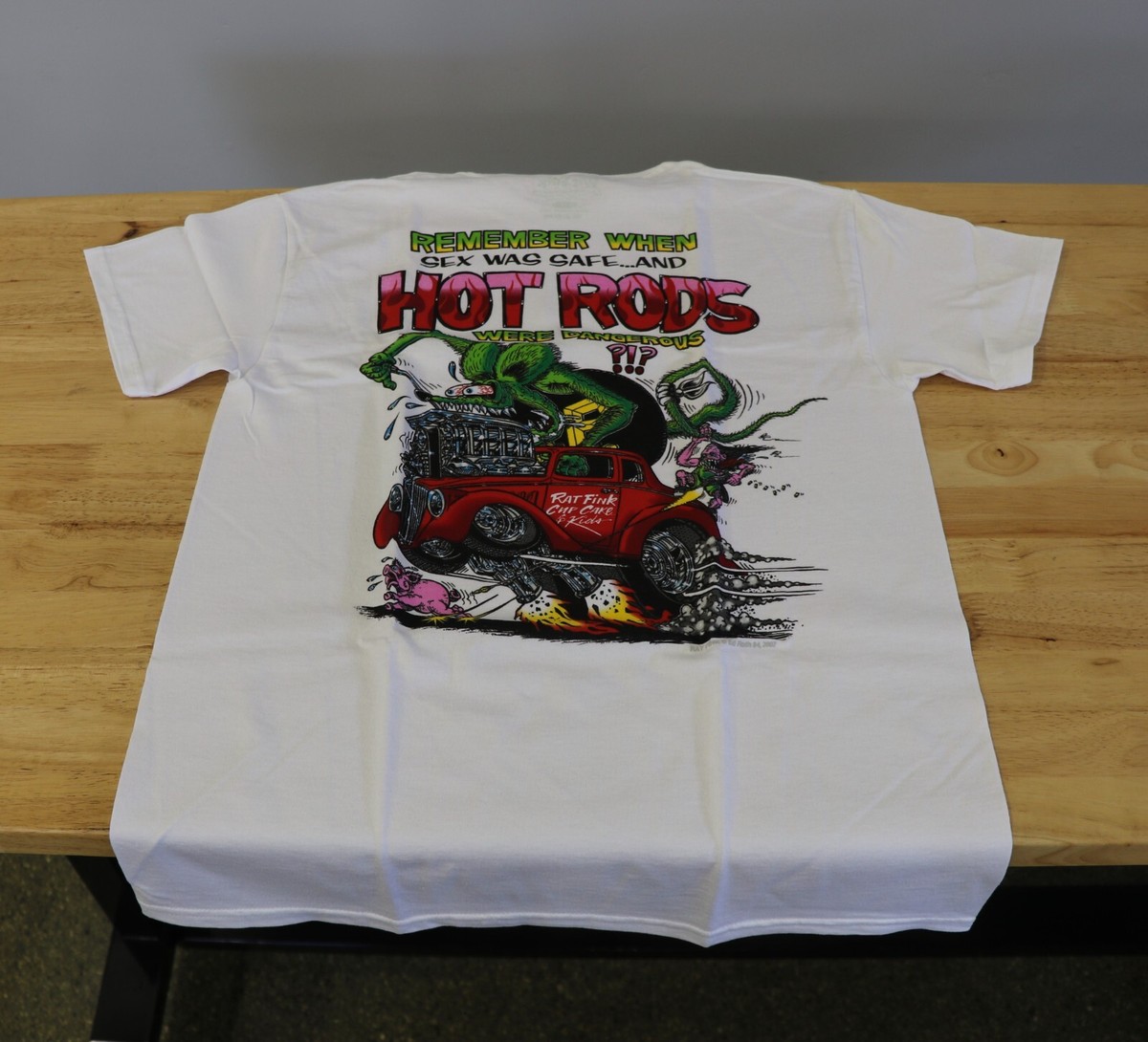 RAT LAND バイカーベストTシャツ 白 Lサイズ デッドストック s-l1200.jpg