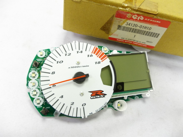 スズキ　GSX-R1000 メーター Suzuki GSX-R1000 Meter Assy NOS GSXR1000 Speedometer & Tachometer