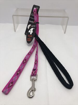 Lupine Dog Leash 4' X ½'' - Gorgeous Colors - Puppy Love Pink #S