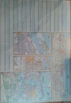Martin St Lucie Indian River County Eastern FL Laminated Wall Map (K)