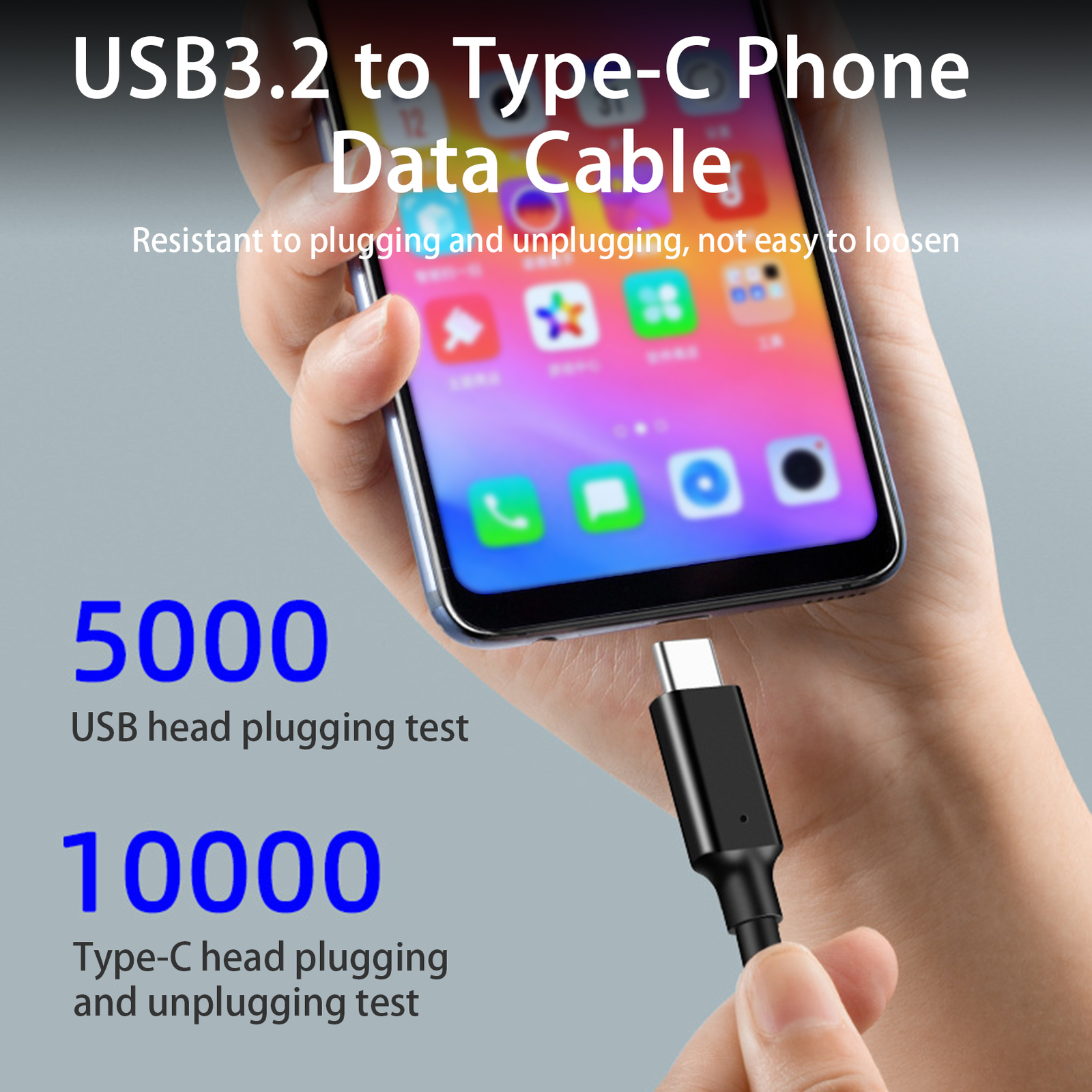 Charging Cable 3a 60w Quick Charge Usb3.2 to Typec Charging Cable Safe