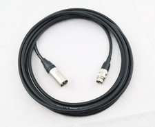 Tuchel DIN 3pol male -  XLR male Neutrik Adapter Sennheiser Neumann nickel