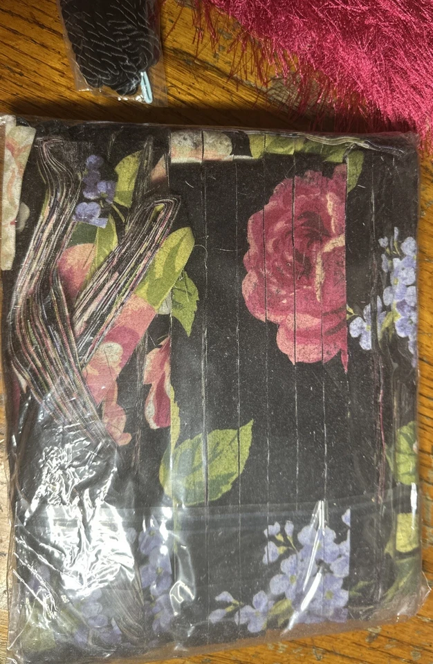 Marie Osmond针织面料套件织物条衬里绳纽扣纱针 — 第 3/3 张图片