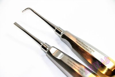 CROWN REMOVER STR+CVD GERMAN STAINLESS 2PC DENTAL ORTHODONTIC INSTRUMENT