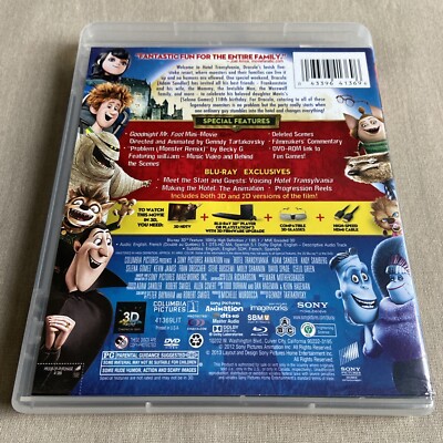 Hotel Transylvania (3D, Blu-ray, DVD 3-Disc Set W/ Lenticular
