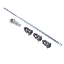 36" Steering Shaft Kit + 3x 3/4DD Black U-Joints & Bearing Heim Joint Fits GM