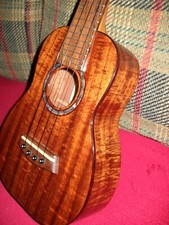 Kanile'a Ukulele Model K-PAC Premium Koa Wood, Abalone, Concert Size, Beautiful