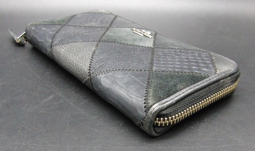 Coach Black Leather Wallet Purse Coin Pocket with 12 Card Holders Notes & Coins - Picture 4 of 7