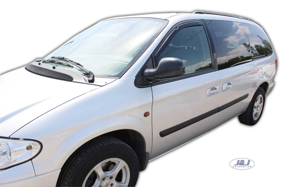 Juego de 2 deflectores de viento para Chrysler Voyager RG 2001-2008 tintados Heko - Imagen 3 de 4