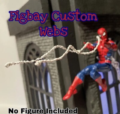 marvel legends spiderman web custom 4x pack NO FIGURE