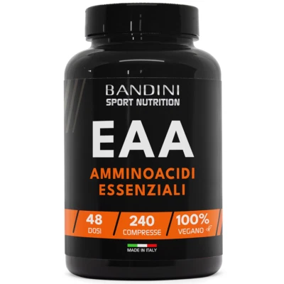 Bandini® EAA 240 COMPRESSE Aminoacidi Essenziali - Con 9 Amminoacidi Intra Pre e