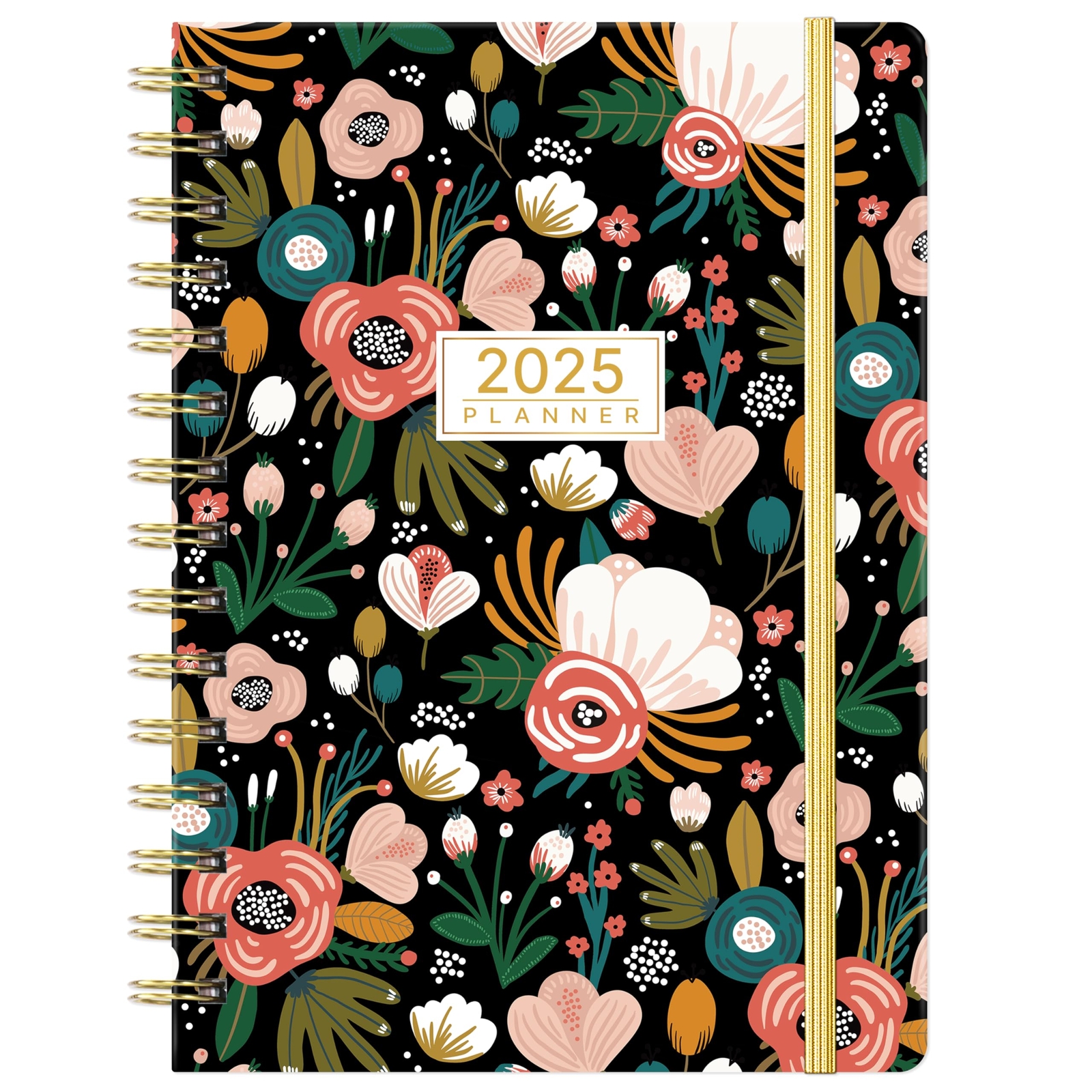 2025 Planner - 2025 Weekly Monthly Planner from Jan. 2025 to Dec. 2025 Calend...