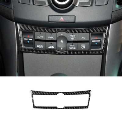 Carbon Fiber Interior Climate Control Cover Trim For Acura TSX 2009-2014