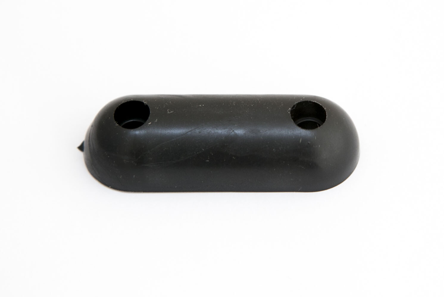 40 X Rubber Toilet Seat Buffers + Screws 60mm X 22mm X 12mm Black Oval