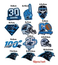 NFL Carolina panthers Logo Patch sport Embroidery ,Iron ,Sewing on Fabric