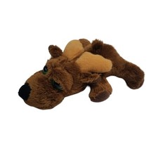 Russ Plush Moose Max Small Stuffed Animal Toy Reindeer Green Eyes Plushie Brown