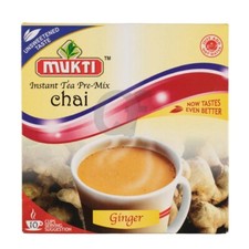 Mukti Ginger Tea Unsweetened 140g - Instant Ginger Tea Powder - Tea Pre-Mix