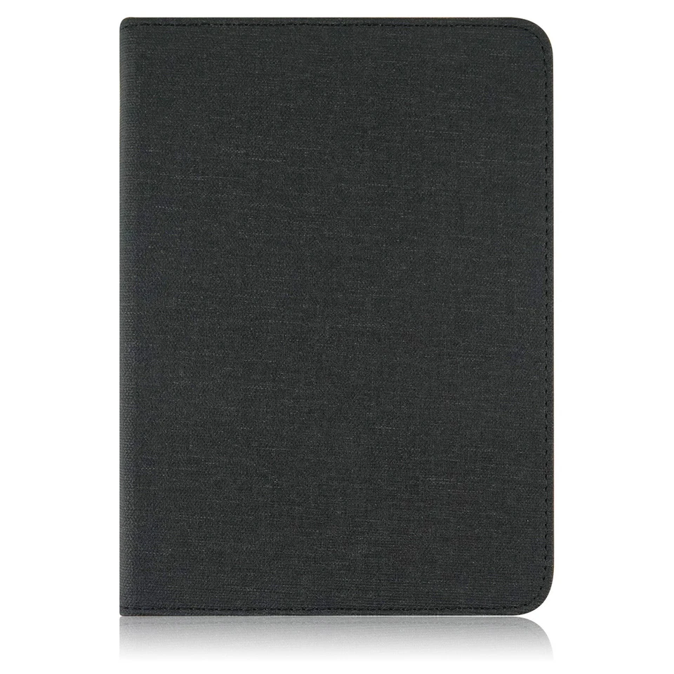 Folio Handy Canvas Leather Stand Flexible Holder Case Cover Universal For Ebook - Image 4 of 4