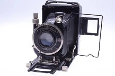 ✅ VOIGTLANDER BERGHEIL 6.5X9CM GLASS PLATE CAMERA *READ* HELIAR 105MM 3.5 LENS