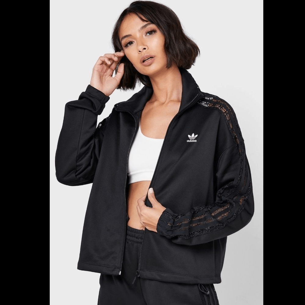 Adidas LACE TRACK JACKET- Black - size xxs | eBay Adidas LACE TRACK JACKET- Black - size xxs | eBay