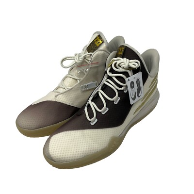 adidas Light Em Up 2 Jesse Owens BHM Basketball Shoes - White/Black/Gold - Sz 15