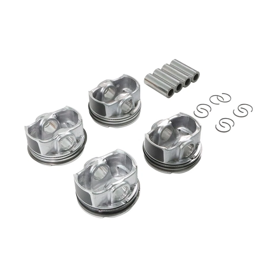 Juego de 4 pistones y anillos de motor G4FJ + bielas para Hyundai Kia 1.6T 2011-19 Foto 2 de 4