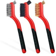 Wire Brush Set, Small Wire Brushes for Cleaning Rust, Brass, Stainless Steel,...