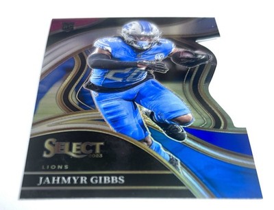 2023 Select Jahmyr Gibbs Silver Die-Cut Club Level Prizm Rookie