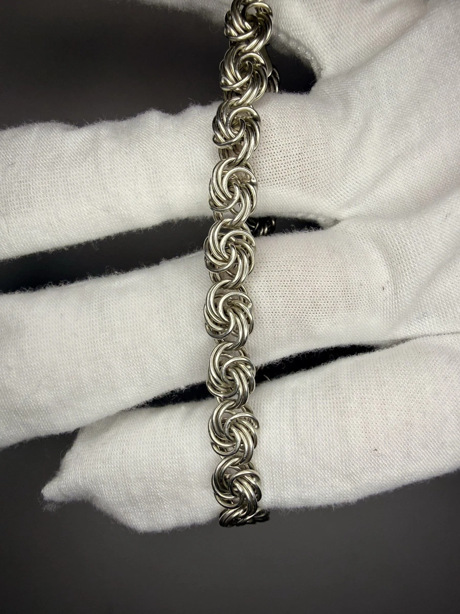 Sterling Silver Byzantine Bracelet for sale | eBay