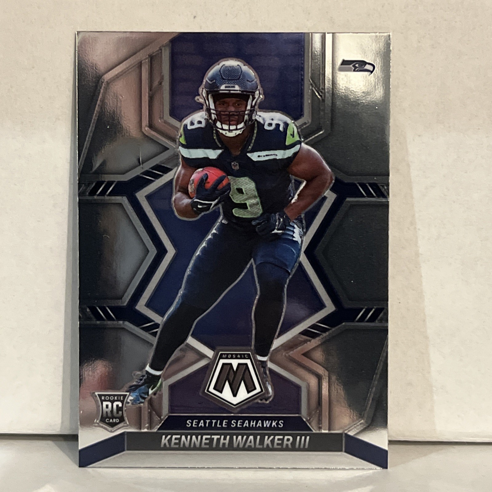 Kenneth Walker III 2022 Panini Mosaic #308 Rookie Seattle Seahawks