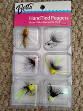 Betts hand tied poppers super value 6 poppers - reusable pack