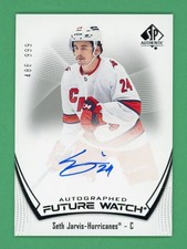 Seth Jarvis 2021-22 Upper Deck SP Authentic Future Watch /999 #156