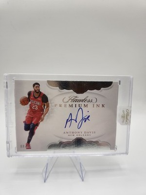 2018-19 Panini Flawless Premium Ink Anthony Davis Autograph /25 Pelicans Lakers