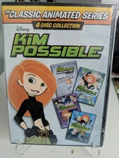 Kim Possible 4-Disc Movie Collection DVD, Brand New 