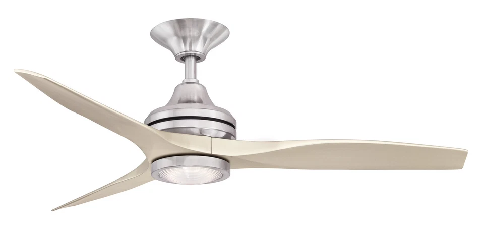 Fanimation Spitfire Ceiling Fan Motor in Brushed Nickel - Image 3 of 4