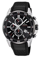 Festina The Originals Chronograph Black Dial Quartz 100M Men's Watch F20330-5