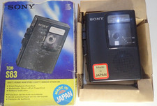 Vintage Sony TCM-S63 Hanheld Cassette Recorder