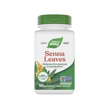 Nature's Way Senna Leaves, Relieves Occasional 100 Count Pack of 1