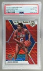 1978 Julius Erving 2019 Panini Mosaic #288 Red Wave Prizm Hall of Fame PSA 10