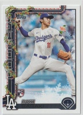 2025 Topps Holiday - Roki Sasaki #HE-23 *Hidden Elf* SSP RC Los Angeles Dodgers
