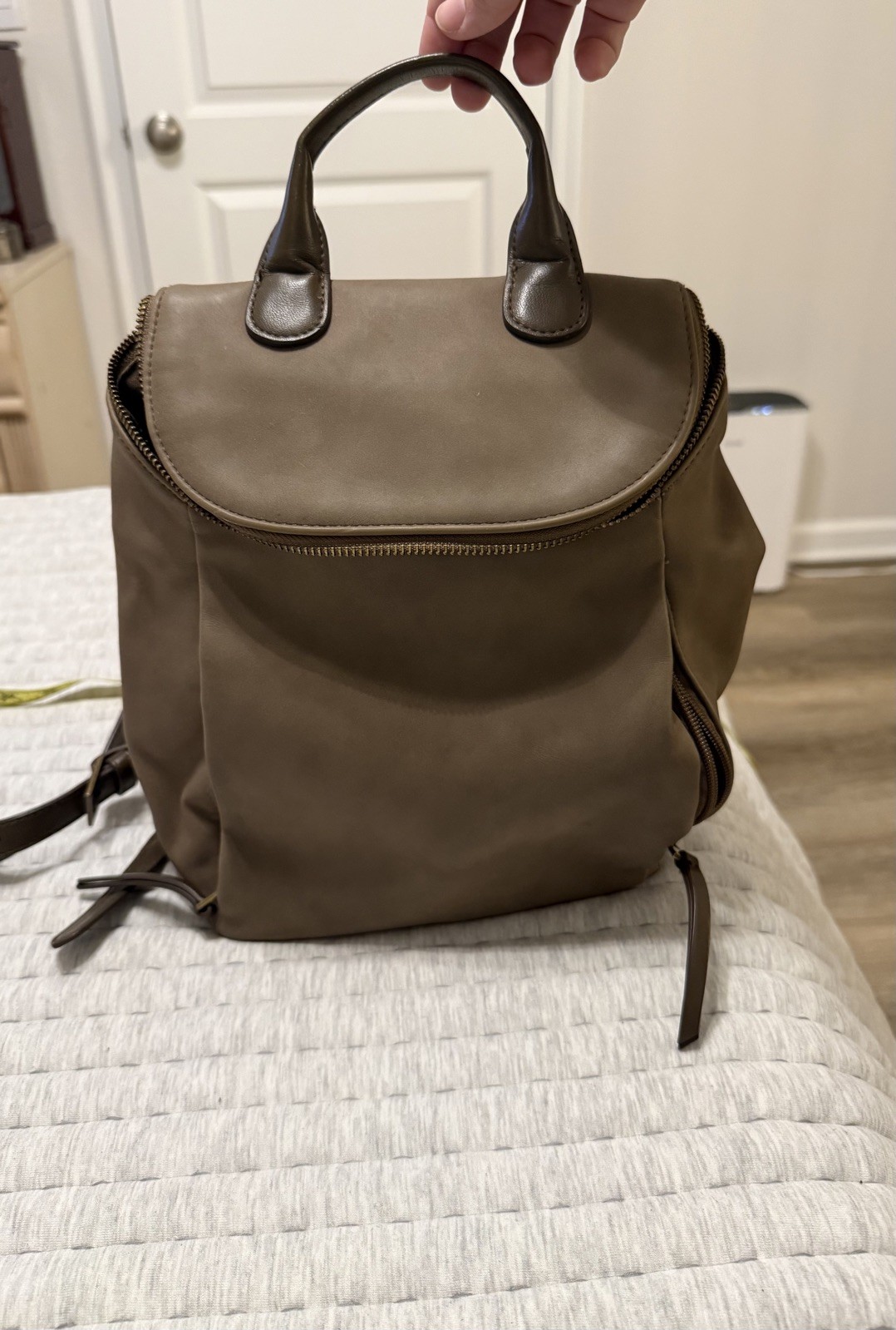 Universal Thread Mini Brown Backpack Purse, adjus… - image 1