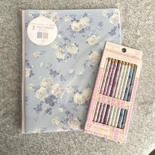 LoveShackFancy X Target Everyblooming Rosettes Heirloom Folders And Pencil Set
