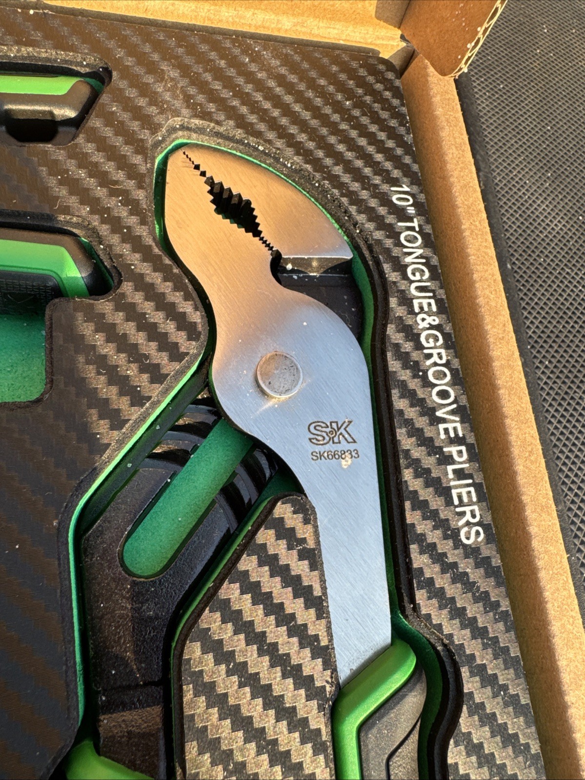 5pc Pliers Set SK Tools Linesman, Groove, Slip Joint, Diagonal Long Nose Sk01458