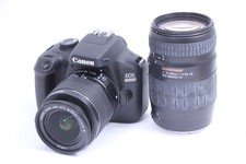 Canon eos 4000D T100 Dslr w EF-s 18-55mm III 70-300mm lenses Digital Camera