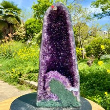 31.68LB  Top Natural Amethyst Crystal Church Cathedral Geode Mineral Specimen