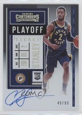 2020 Contenders Rookie Variation Playoff Ticket 49/99 Cassius Stanley Auto 1ar2