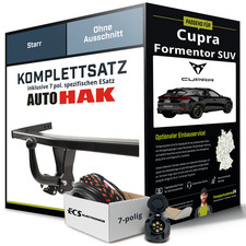 Für CUPRA Formentor SUV Typ KM7, KMP Anhängerkupplung starr +eSatz 7pol 20- NEU
