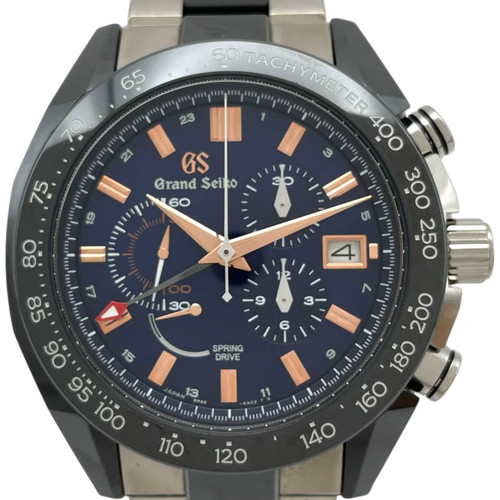 Grand Seiko Sport Collection Spring Drive GMT SBGC219 46mm Ti ...