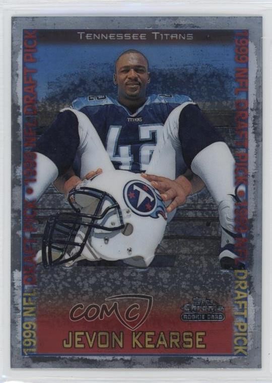 1999 Topps Chrome 1999 NFL Draft Pick Jevon Kearse #143 Rookie RC